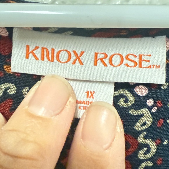 NWT KNOX ROSE Paisley Print Dress - Picture 4 of 10